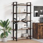 Casa si Gradina - Mobilier - Biblioteci si rafturi - Biblioteci - Raft pentru carti Stejar fumuriu 100 x 33,5 x 178 cm - Infinity.ro