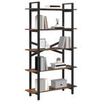 Casa si Gradina - Mobilier - Biblioteci si rafturi - Biblioteci - Raft pentru carti Stejar fumuriu 100 x 33,5 x 178 cm - Infinity.ro