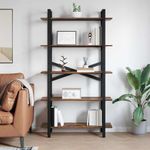 Casa si Gradina - Mobilier - Biblioteci si rafturi - Biblioteci - Raft pentru carti Stejar fumuriu 100 x 33,5 x 178 cm - Infinity.ro