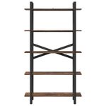 Casa si Gradina - Mobilier - Biblioteci si rafturi - Biblioteci - Raft pentru carti Stejar fumuriu 100 x 33,5 x 178 cm - Infinity.ro