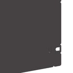 Casa si Gradina - Gradina si terasa - Garduri, panouri si accesorii - Borduri pentru gazon 10 pcs Negru 103 x 0,05 x 22 cm Otel - Infinity.ro