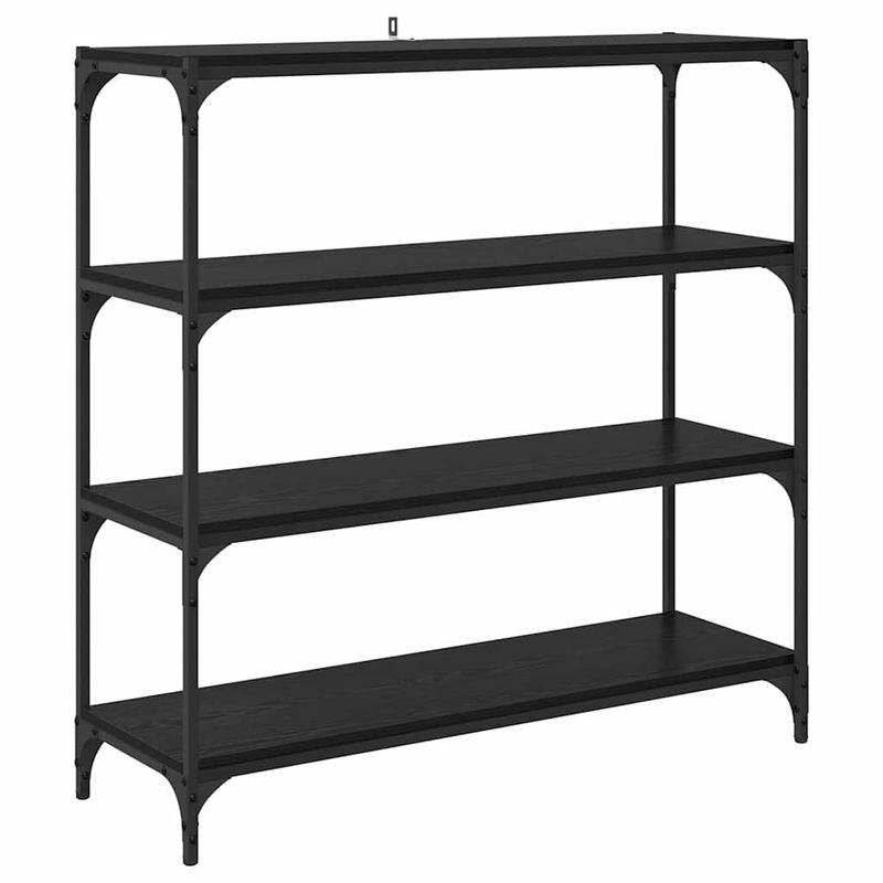 Casa si Gradina - Mobilier - Biblioteci si rafturi - Biblioteci - Dulap pentru carti Stejar Negru 100 x 33 x 100 cm - Infinity.ro