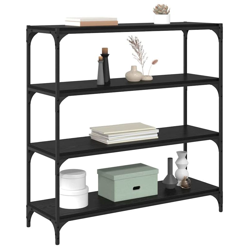 Casa si Gradina - Mobilier - Biblioteci si rafturi - Biblioteci - Dulap pentru carti Stejar Negru 100 x 33 x 100 cm - Infinity.ro