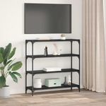 Casa si Gradina - Mobilier - Biblioteci si rafturi - Biblioteci - Dulap pentru carti Stejar Negru 100 x 33 x 100 cm - Infinity.ro