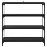 Casa si Gradina - Mobilier - Biblioteci si rafturi - Biblioteci - Dulap pentru carti Stejar Negru 100 x 33 x 100 cm - Infinity.ro