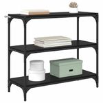 Casa si Gradina - Mobilier - Biblioteci si rafturi - Biblioteci - Dulap pentru carti Stejar Negru 80 x 33 x 70,5 cm - Infinity.ro