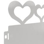 Casa si Gradina - Gradina si terasa - Garduri, panouri si accesorii - Borduri pentru gazon 10 pcs Argintiu 103 x 0,05 x 22 cm - Infinity.ro