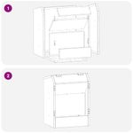 Petshop - Accesorii petshop - Castroane si adapatori - Urmarire pentru iepuri Negru 64.5 x 25.5 x 45.5 cm - Infinity.ro