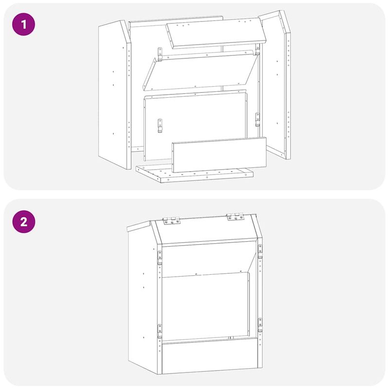 Petshop - Accesorii petshop - Castroane si adapatori - Urmarire pentru iepuri Negru 64.5 x 25.5 x 45.5 cm - Infinity.ro