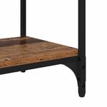 Casa si Gradina - Mobilier - Biblioteci si rafturi - Biblioteci - Cabinet TV Lemn Vechi 100x33x41cm Lemn Ingineresc si Fier - Infinity.ro