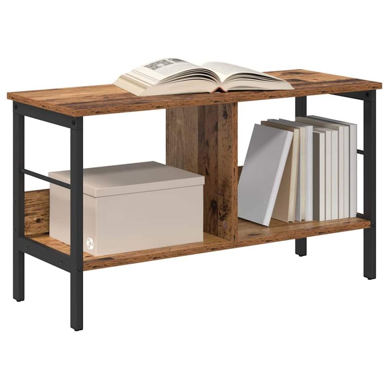 Casa si Gradina - Mobilier - Biblioteci si rafturi - Biblioteci - Raft pentru carti Lemn Vechi 82 x 32 x 47 cm Lemn compozit - Infinity.ro