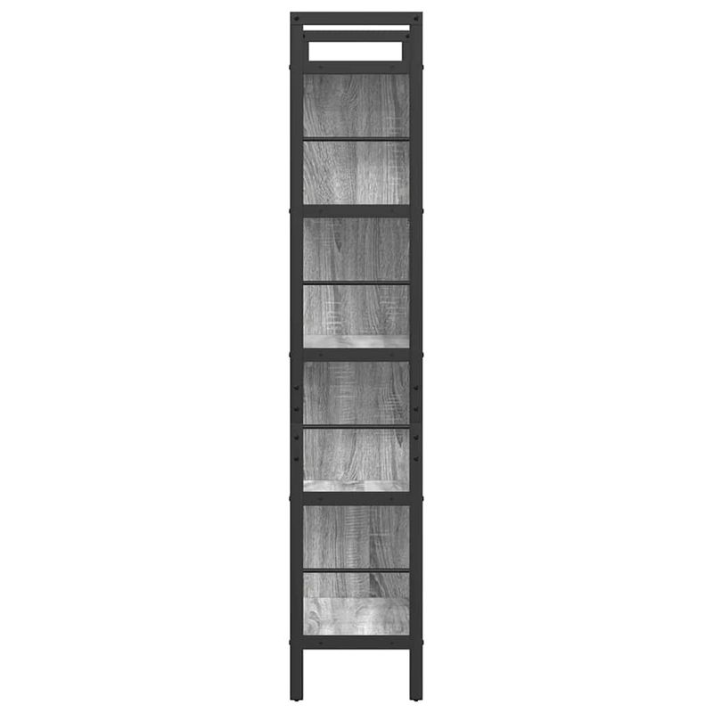 Casa si Gradina - Mobilier - Biblioteci si rafturi - Biblioteci - Raft pentru carti Gri Sonoma 75 x 30 x 156 cm Lemn compozit - Infinity.ro
