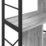 Casa si Gradina - Mobilier - Biblioteci si rafturi - Biblioteci - Raft pentru carti Gri Sonoma 75 x 30 x 156 cm Lemn compozit - Infinity.ro