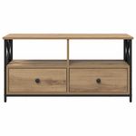 Casa si Gradina - Mobilier - Comode si corpuri - Comode - Cabinet TV cu sertar Stejar Artizanal 90 x 33 x 45 cm - Infinity.ro