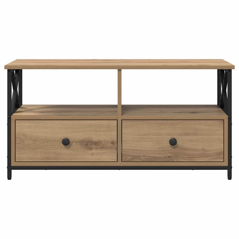 Casa si Gradina - Mobilier - Comode si corpuri - Comode - Cabinet TV cu sertar Stejar Artizanal 90 x 33 x 45 cm - Infinity.ro