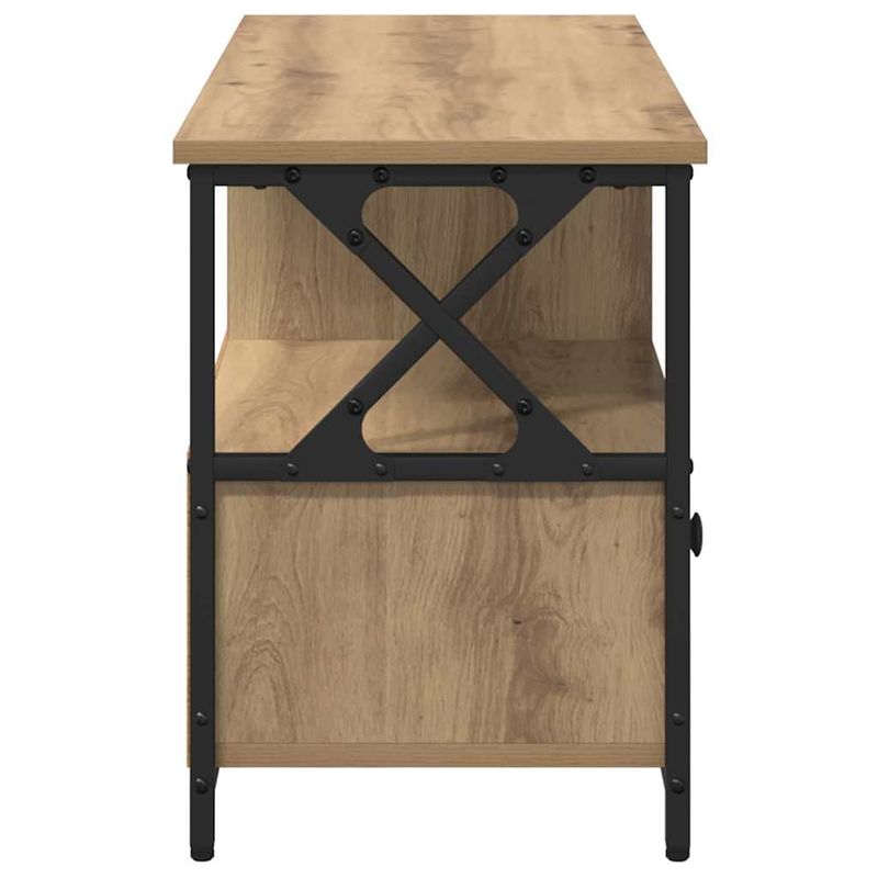 Casa si Gradina - Mobilier - Comode si corpuri - Comode - Cabinet TV cu sertar Stejar Artizanal 90 x 33 x 45 cm - Infinity.ro