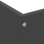 Casa si Gradina - Gradina si terasa - Garduri, panouri si accesorii - Margine pentru gazon 6 pcs Negru 50 x 50 x 13 cm Otel - Infinity.ro