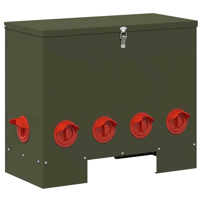 Petshop - Accesorii petshop - Castroane si adapatori - Feeder pentru pui Verde masliniu 60.5 x 29 x 51 cm - Infinity.ro