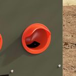 Petshop - Accesorii petshop - Castroane si adapatori - Feeder pentru pui Verde masliniu 60.5 x 29 x 51 cm - Infinity.ro