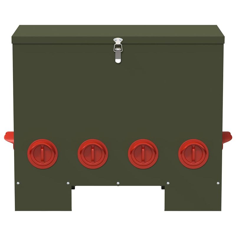 Petshop - Accesorii petshop - Castroane si adapatori - Feeder pentru pui Verde masliniu 60.5 x 29 x 51 cm - Infinity.ro