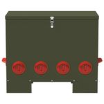 Petshop - Accesorii petshop - Castroane si adapatori - Feeder pentru pui Verde masliniu 60.5 x 29 x 51 cm - Infinity.ro