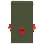 Petshop - Accesorii petshop - Castroane si adapatori - Feeder pentru pui Verde masliniu 60.5 x 29 x 51 cm - Infinity.ro