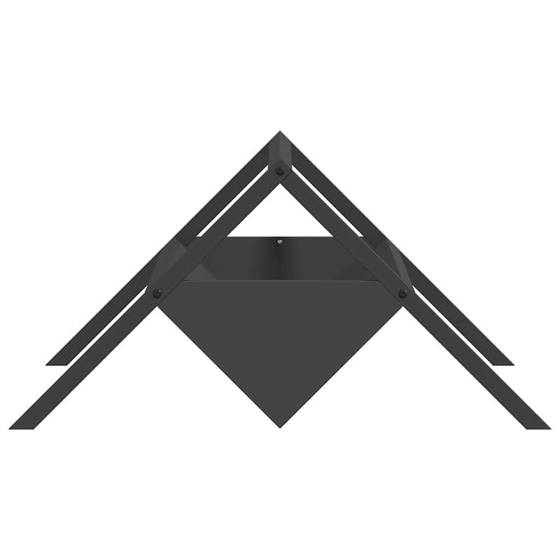 Petshop - Accesorii petshop - Castroane si adapatori - Jgheab pentru hranirea animalelor Negru 111 x 76 x 38 cm - Infinity.ro