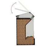 Petshop - Accesorii petshop - Castroane si adapatori - Urmarire pentru iepuri Argintiu 64.5 x 25.5 x 45.5 cm - Infinity.ro