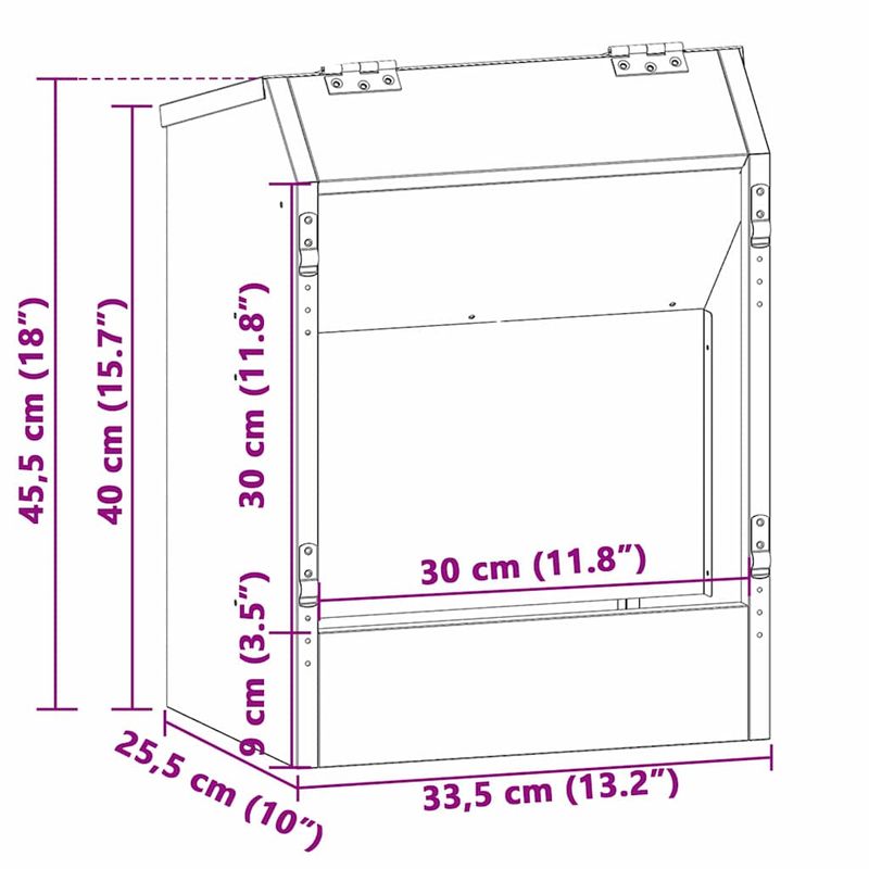 Petshop - Accesorii petshop - Castroane si adapatori - Urmarire pentru iepuri Argintiu 64.5 x 25.5 x 45.5 cm - Infinity.ro