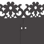 Casa si Gradina - Gradina si terasa - Garduri, panouri si accesorii - Borduri pentru gazon 10 pcs Negru 103 x 0,05 x 22 cm Otel - Infinity.ro