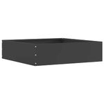 Casa si Gradina - Gradina si terasa - Garduri, panouri si accesorii - Margine pentru gazon Negru 50 x 50 x 13 cm Otel - Infinity.ro