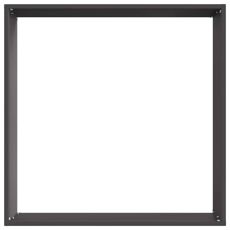 Casa si Gradina - Gradina si terasa - Garduri, panouri si accesorii - Margine pentru gazon Negru 50 x 50 x 13 cm Otel - Infinity.ro