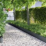 Casa si Gradina - Gradina si terasa - Garduri, panouri si accesorii - Borduri pentru gazon 10 pcs Antracit 103 x 0,05 x 22 cm Otel - Infinity.ro