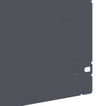 Casa si Gradina - Gradina si terasa - Garduri, panouri si accesorii - Borduri pentru gazon 10 pcs Antracit 103 x 0,05 x 22 cm Otel - Infinity.ro