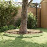 Casa si Gradina - Gradina si terasa - Garduri, panouri si accesorii - Borduri pentru gazon 10 pcs Argintiu 103 x 0,05 x 22 cm - Infinity.ro
