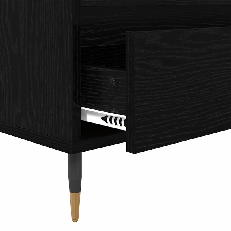 Casa si Gradina - Mobilier - Comode si corpuri - Comode - Cabinet TV cu sertar Stejar Negru 100 x 34,5 x 44,5 cm - Infinity.ro