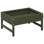 Petshop - Accesorii petshop - Castroane si adapatori - Hranitor pentru pasari Verde masliniu 80 x 28 x 13.5 cm - Infinity.ro