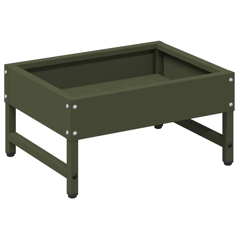 Petshop - Accesorii petshop - Castroane si adapatori - Hranitor pentru pasari Verde masliniu 80 x 28 x 13.5 cm - Infinity.ro