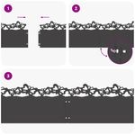 Casa si Gradina - Gradina si terasa - Garduri, panouri si accesorii - Borduri pentru gazon 10 pcs Negru 103 x 0,05 x 22 cm Otel - Infinity.ro