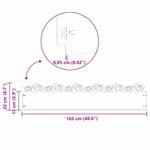 Casa si Gradina - Gradina si terasa - Garduri, panouri si accesorii - Borduri pentru gazon 10 pcs Negru 103 x 0,05 x 22 cm Otel - Infinity.ro