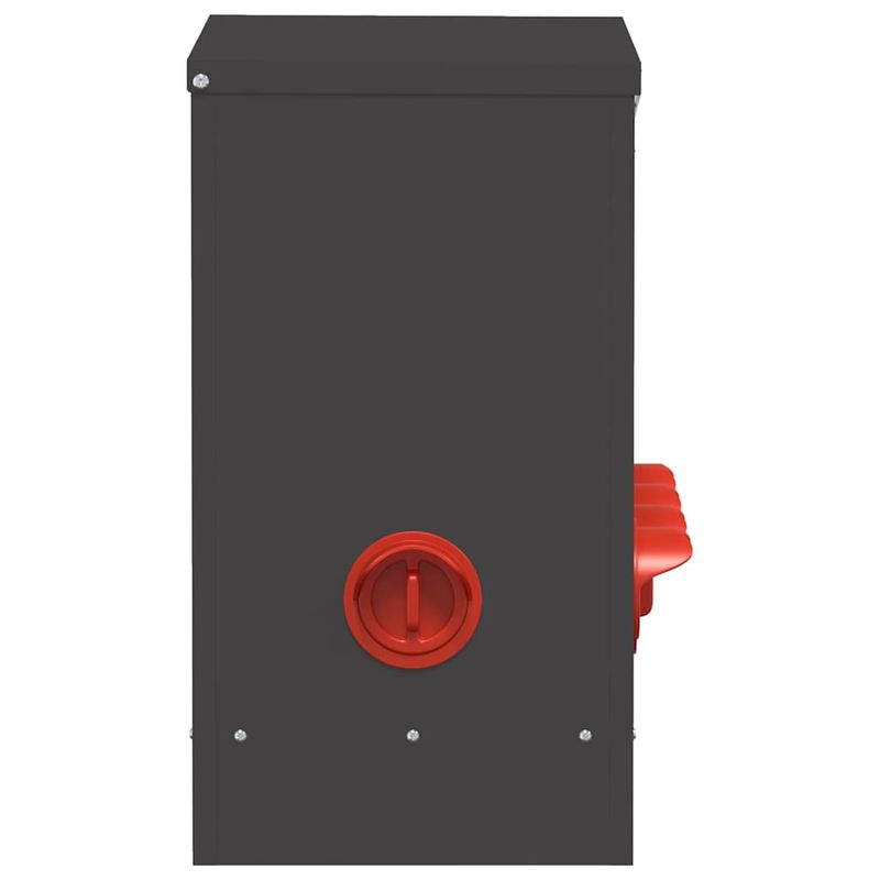 Petshop - Accesorii petshop - Castroane si adapatori - Feeder pentru pui Negru 60.5 x 29 x 51 cm Otel Laminat la Rece - Infinity.ro