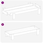 Petshop - Accesorii petshop - Castroane si adapatori - JGHEAB pentru hranit pui Negru 80 x 28 x 13.5 cm - Infinity.ro