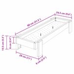 Petshop - Accesorii petshop - Castroane si adapatori - JGHEAB pentru hranit pui Negru 80 x 28 x 13.5 cm - Infinity.ro