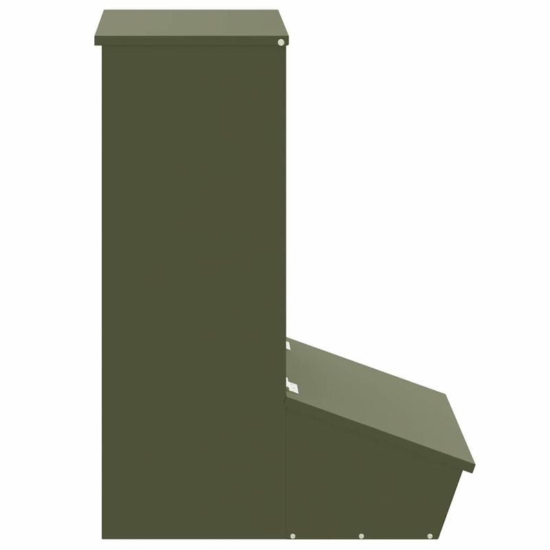 Petshop - Accesorii petshop - Castroane si adapatori - Feeder pentru porci Verde masliniu 55 x 51 x 91.5 cm - Infinity.ro