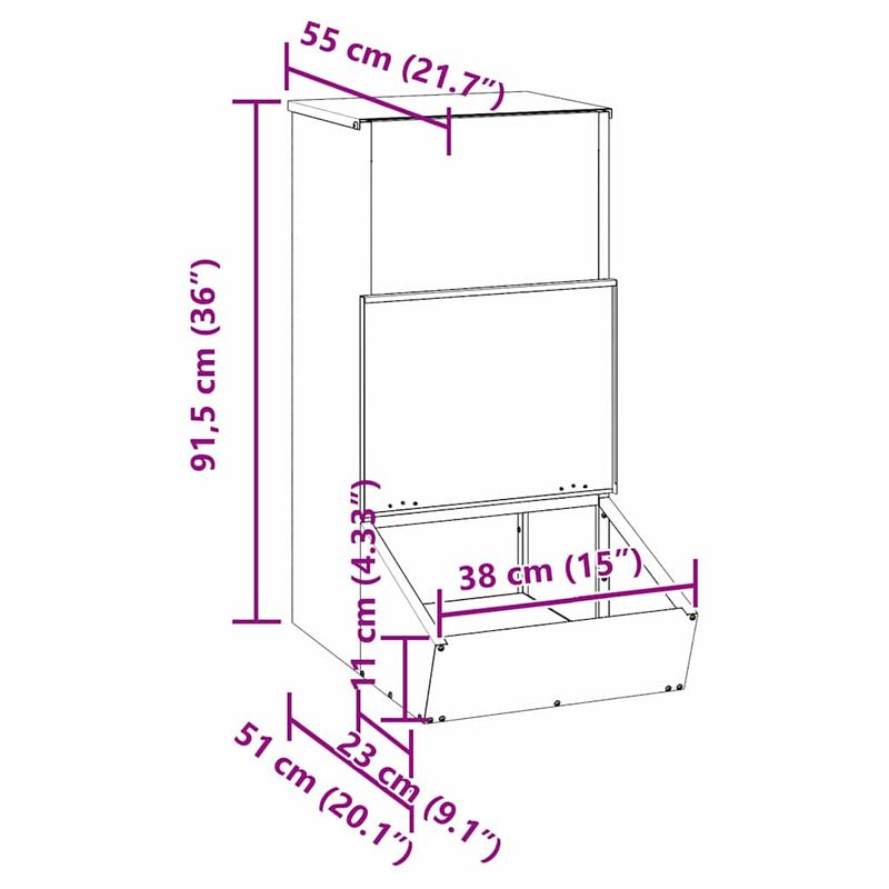 Petshop - Accesorii petshop - Castroane si adapatori - Feeder pentru porci Verde masliniu 55 x 51 x 91.5 cm - Infinity.ro