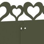 Casa si Gradina - Gradina si terasa - Garduri, panouri si accesorii - Borduri pentru gazon 30 pcs Verde masliniu 103 x 0,05 x 22 cm - Infinity.ro