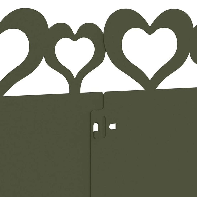 Casa si Gradina - Gradina si terasa - Garduri, panouri si accesorii - Borduri pentru gazon 30 pcs Verde masliniu 103 x 0,05 x 22 cm - Infinity.ro