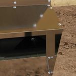 Petshop - Accesorii petshop - Castroane si adapatori - Feeder pentru pui Argintiu 20 x 25 x 35 cm Otel Galvanizat - Infinity.ro