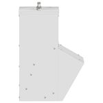 Petshop - Accesorii petshop - Castroane si adapatori - Feeder pentru pui Argintiu 20 x 25 x 35 cm Otel Galvanizat - Infinity.ro