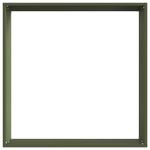 Casa si Gradina - Gradina si terasa - Garduri, panouri si accesorii - Margine pentru gazon 6 pcs Verde masliniu 50 x 50 x 13 cm Otel - Infinity.ro